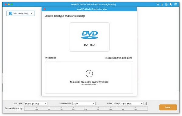Select DVD Disc