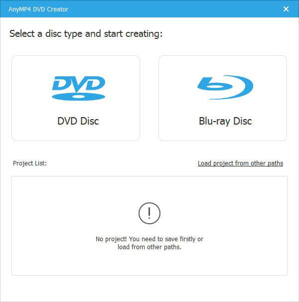 AnyMP4 DVD Creator screenshot