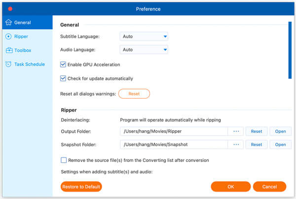 Check for opdatering automatisk