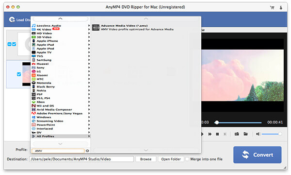 DVD Ripper for Mac screen