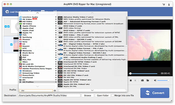 Mac ekranı için DVD Ripper