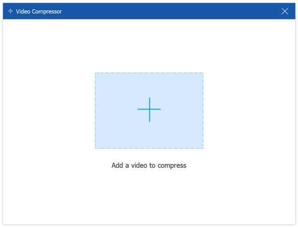 Adicionar arquivo de vídeo para compactação