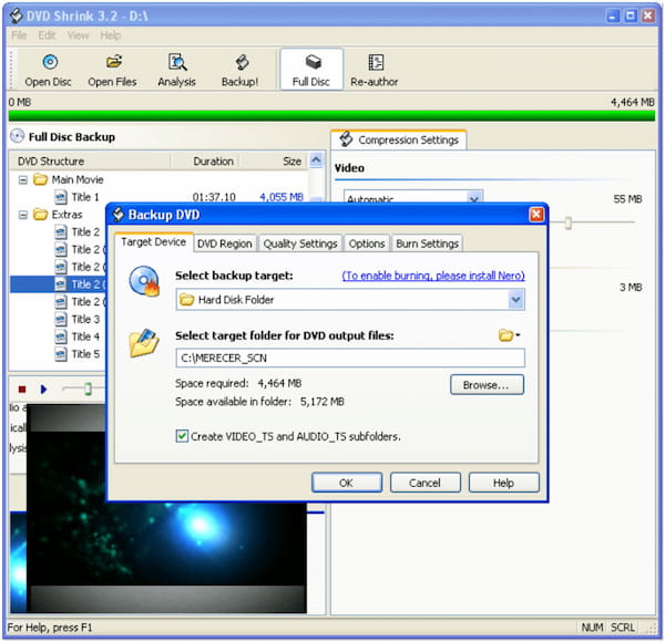 Fazer backup de ISO com DVD Shrink