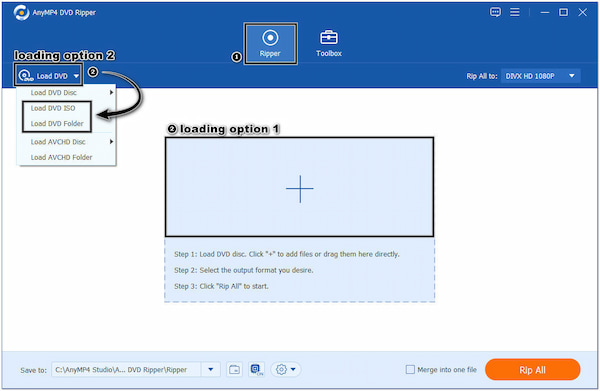 Load DVd For VOB Ripping