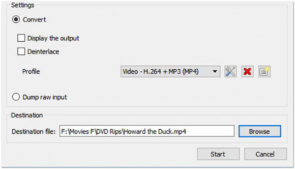 VLC Rip DVD to Digital Format