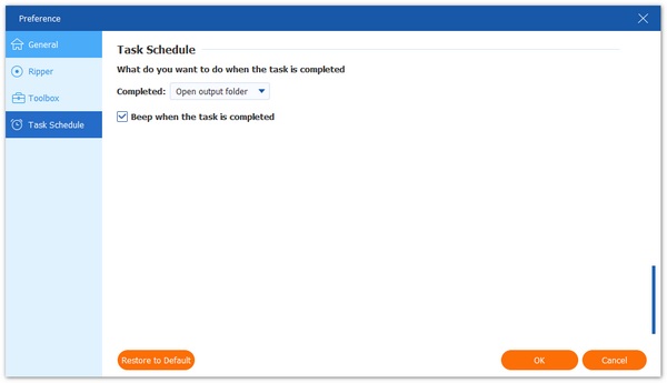 Preference Task Schema