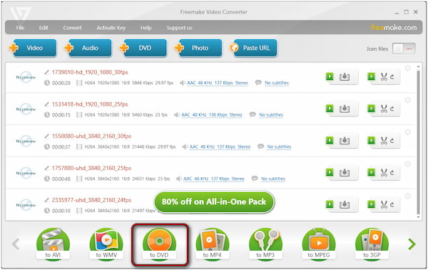 Choose Dvd Output