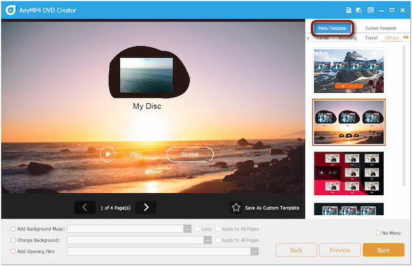 Create Dvd Menu