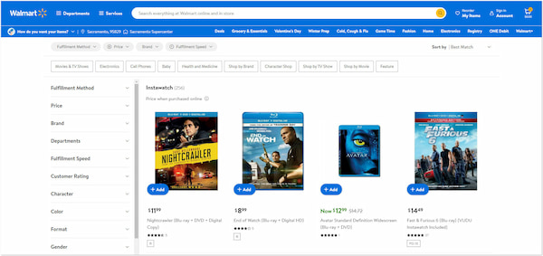 Konverter DVD til digital i Walmart