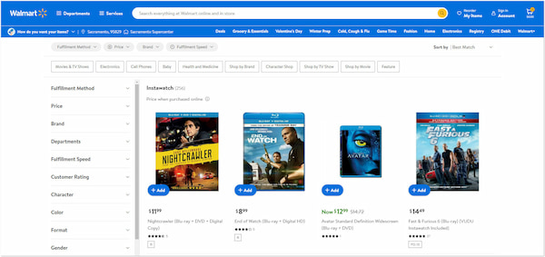 Convert DVD to Digital in Walmart