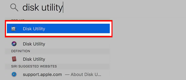 Mac'te Disk Yardımcı Programını Açın