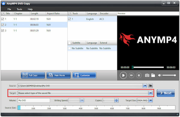 Mentse el a DVD-tartalmat