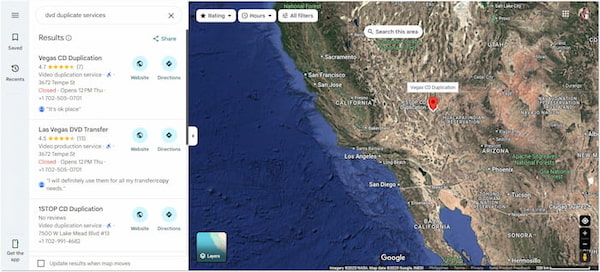 Search Nearby Area