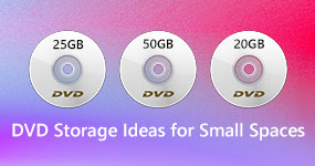 小空間的 DVD 存儲創意