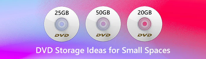 DVD-tallennusideoita pieneen tilaan