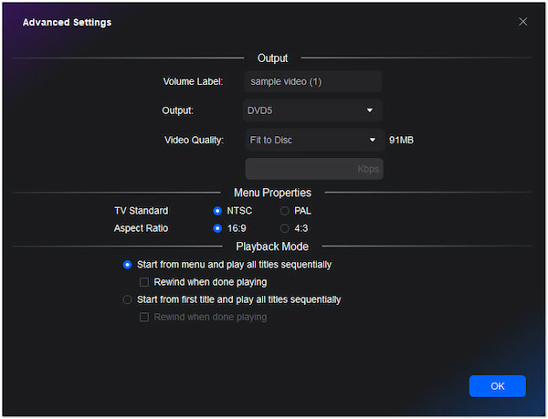 DVDFab Advanced Settings