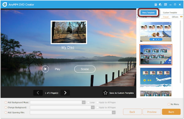 Create Dvd Menu