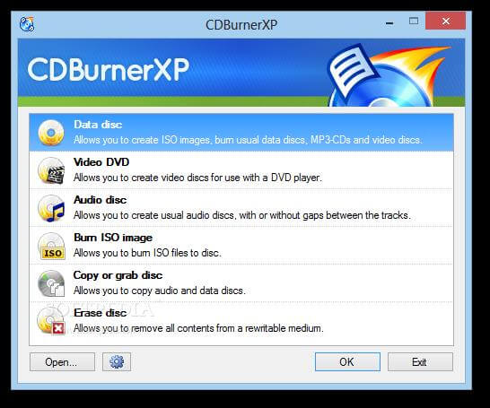 CDBurnerXP的