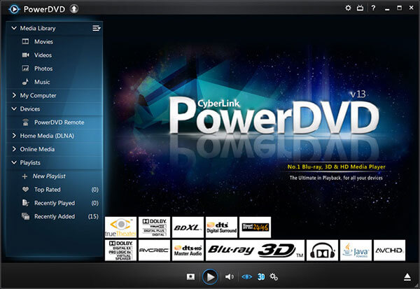 The best and free DVD Player Software, perfect running on Windows 8.