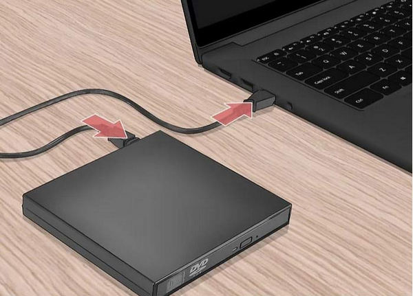 Connect Laptop Drive USB