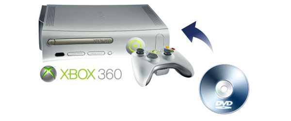 Přehrát disk DVD na konzole Xbox 360