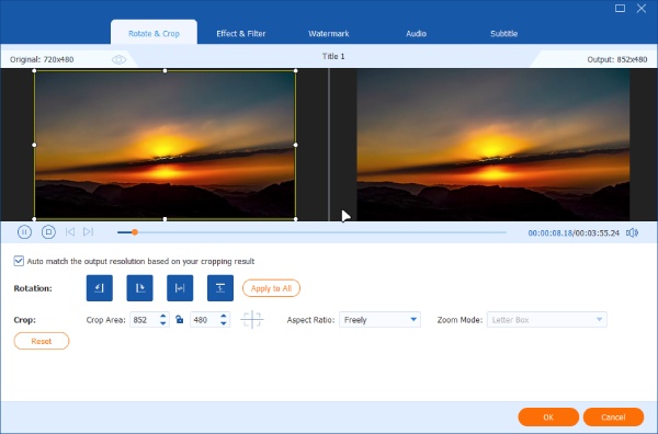 Editor video integrato