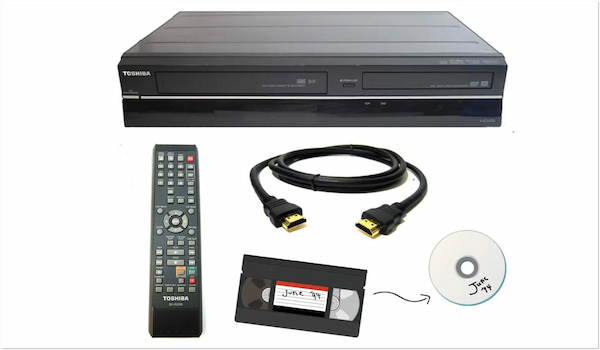 VHS'den DVD'ye Kaydedici Toshiba