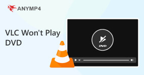 VLC不會播放DVD