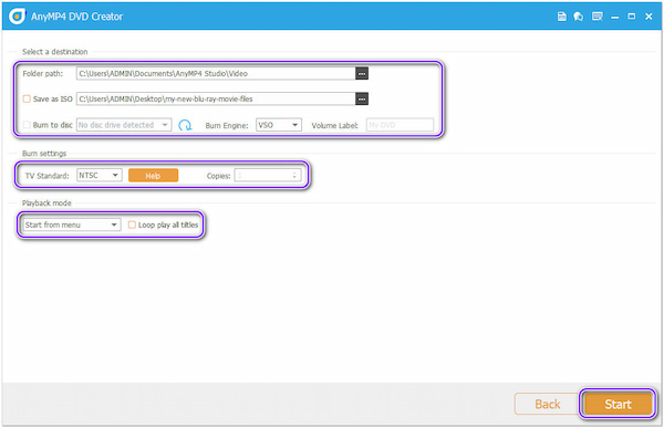 Strumento di download di DVD USB per Windows AnyMP4 Burn