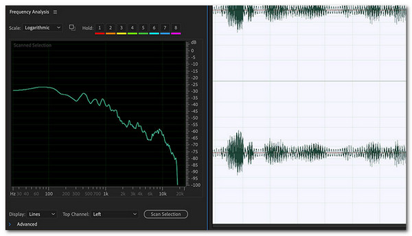 Audition Frequency Analysis to Remove Noise