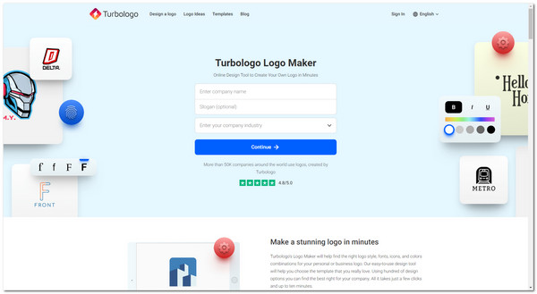 最佳 3D 徽標製作工具 TurboLogo