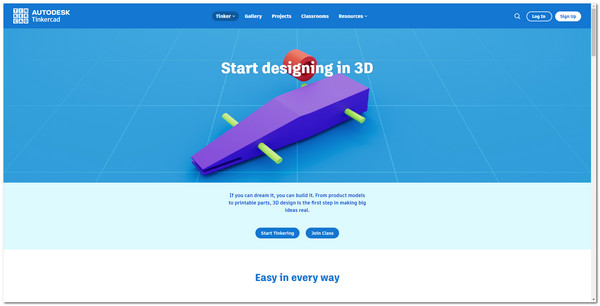 最佳 3D 模型製作者 Tinkercad