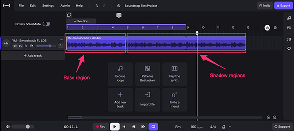 Repetidor de música Soundtrap