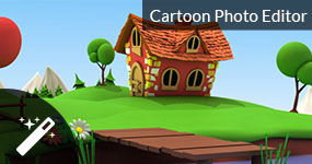 Cartoon foto-editor