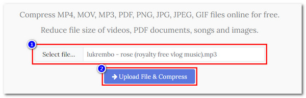 Compress Audio Online YouCompress Uploading
