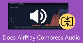 O AirPlay comprime o áudio