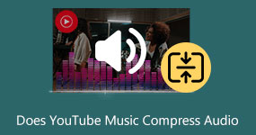 O YouTube Music compacta o áudio