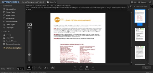 Muokkaa PDF-tiedostoa CutePDF: llä
