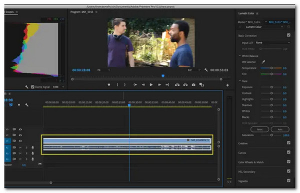 Odšumovač Adobe Premiere Pro