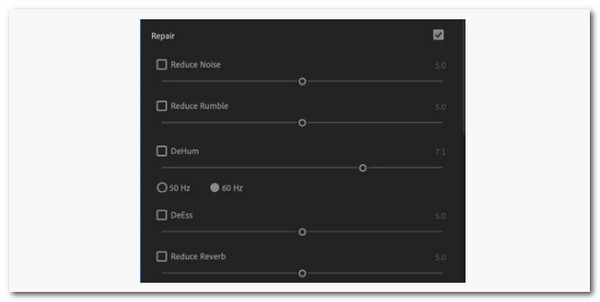 Adobe Premiere Pro Edit Tab Reduce Noise