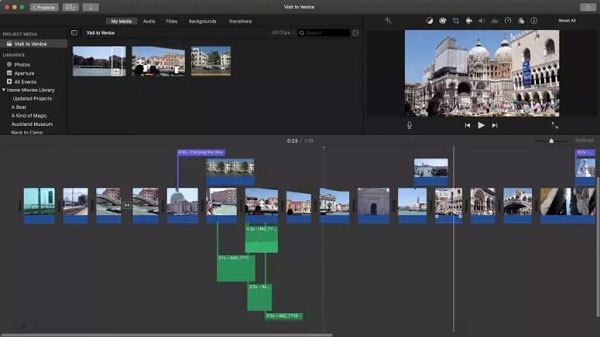 iMovie-skärmdump