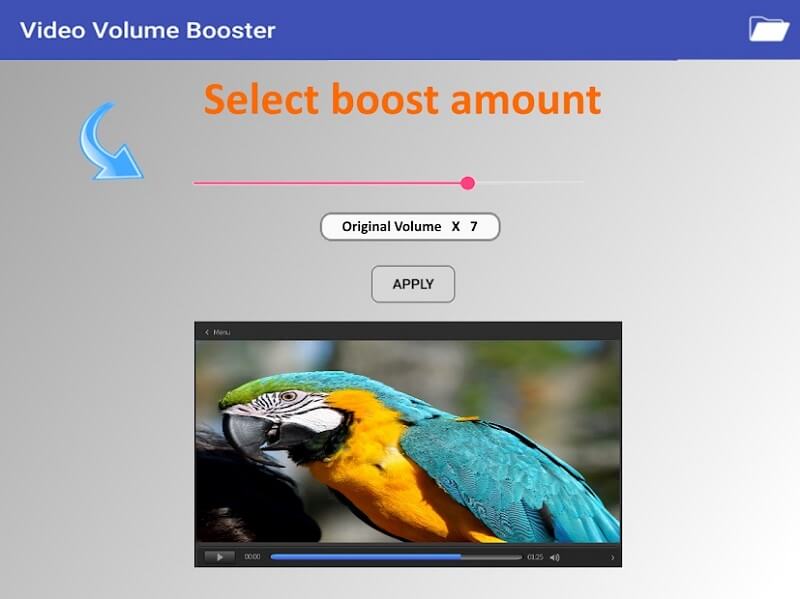 Video volume booster