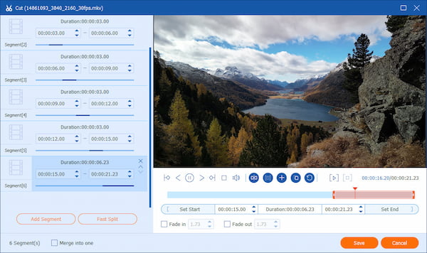 AnyMP4 Video Converter Ultimate MKV Trimmer