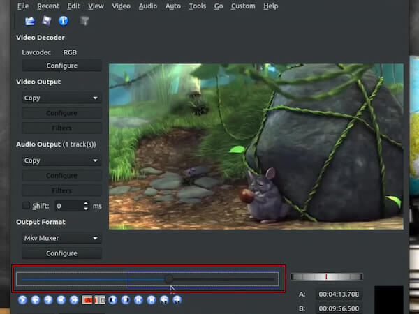 Avidemux MKV Trimmer