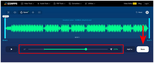 Online Tool Audio Speed