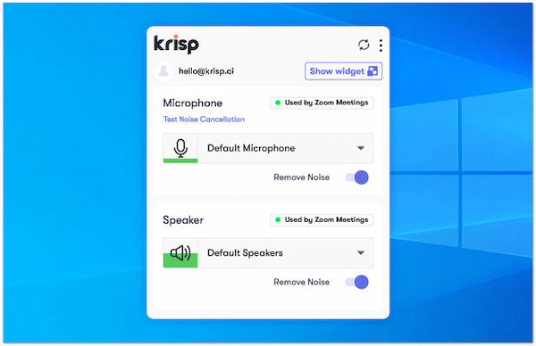 Krisp Noise Reduction Software