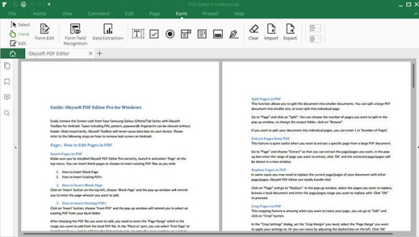 Editor PDF iSkySoft