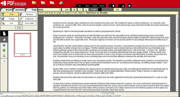 PDFescape Online PDF Editor