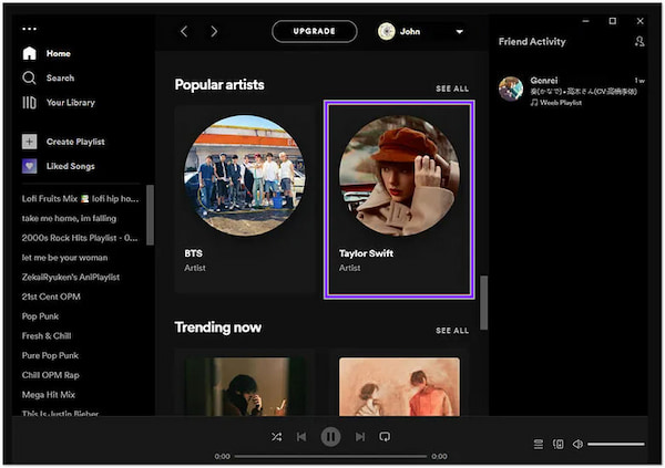 App Apri Spotify