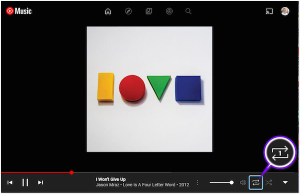 YouTube Music Arrow One